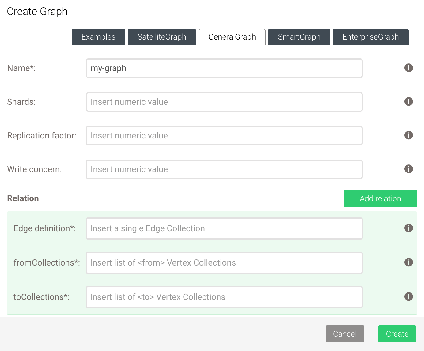 Create General Graph