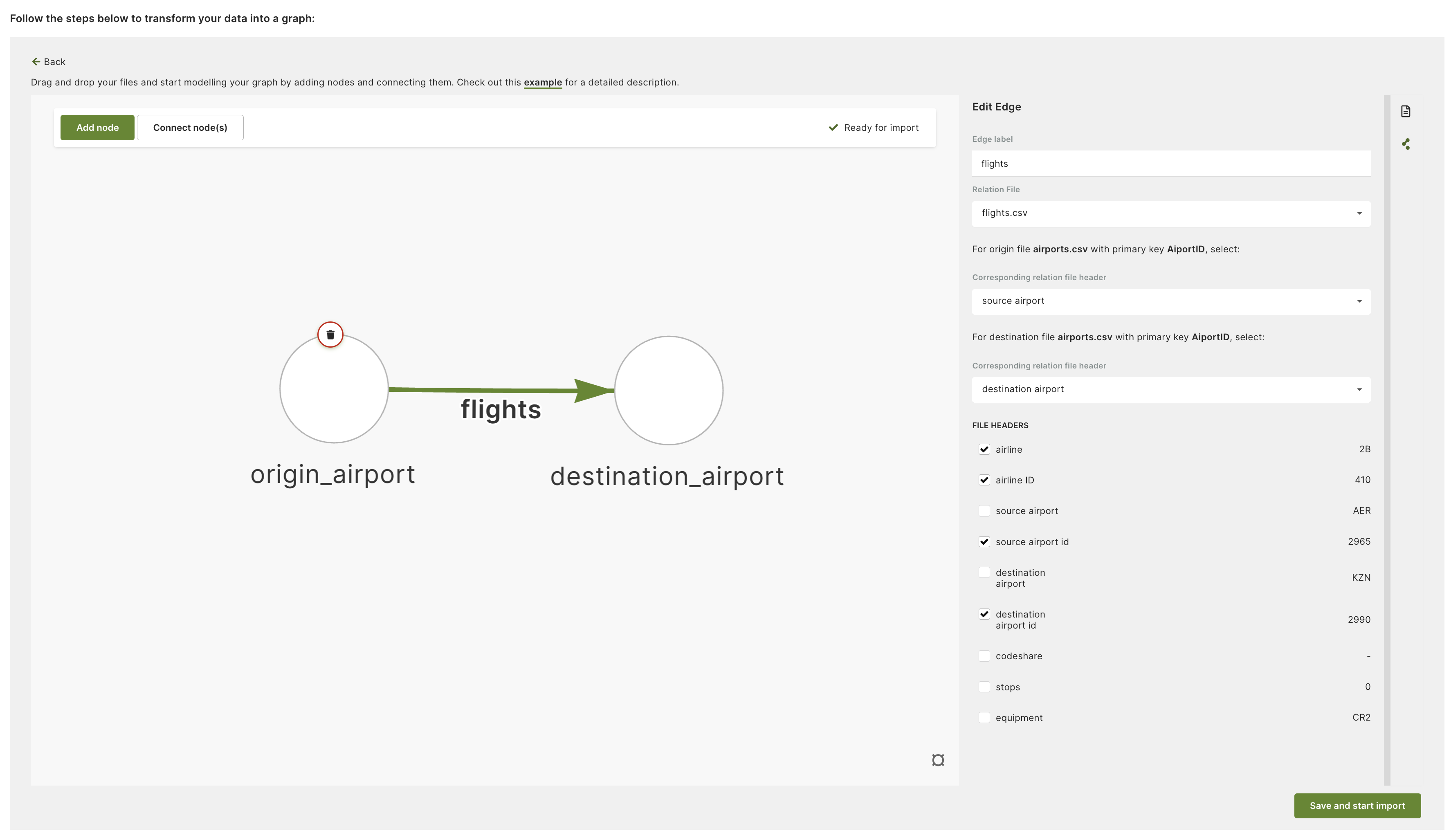 Data Loader Example Step 3 Edges