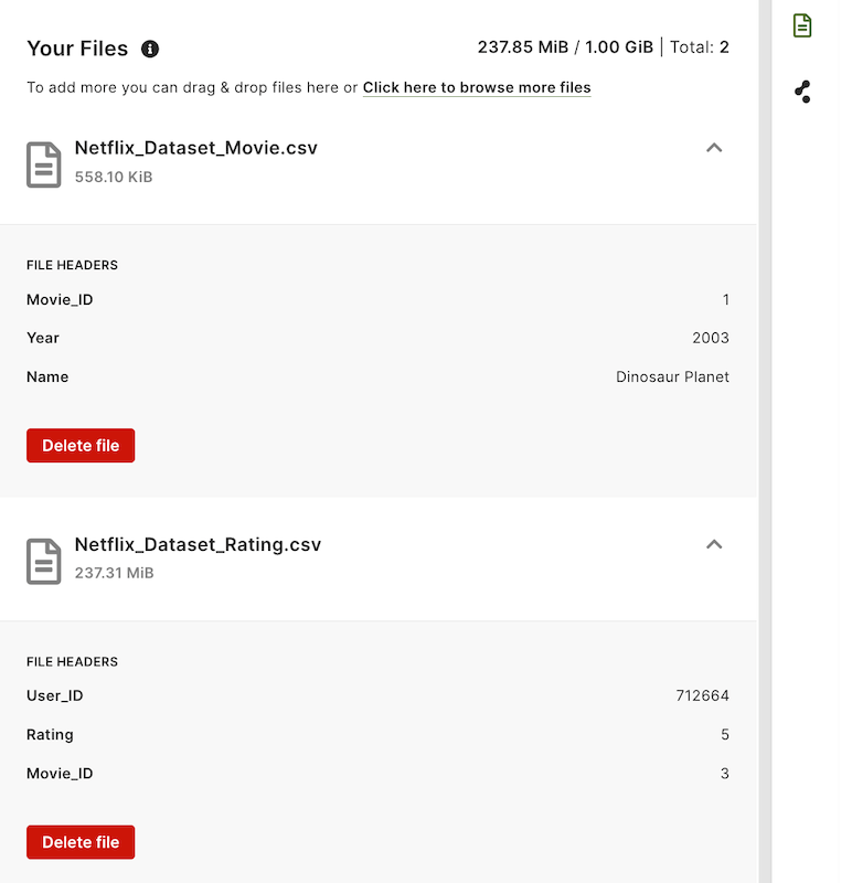 ArangoGraph Data Loader Upload Files